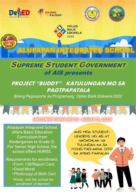 PAGPAPATIB­AY NG MGA SSG SA BAWAT ESKWELAHAN.
